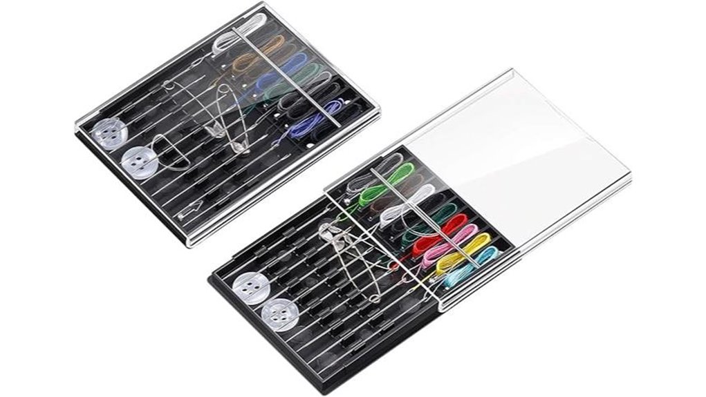 pre threaded hand sewing needles