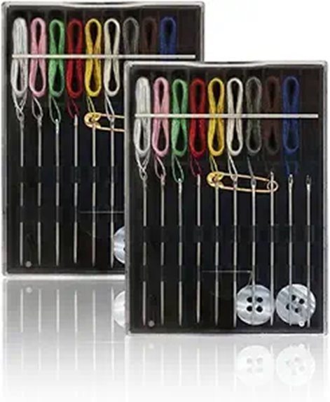 pre threaded needle sewing kit