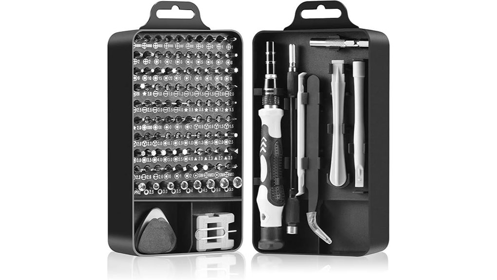 precision 115 piece magnetic screwdriver kit