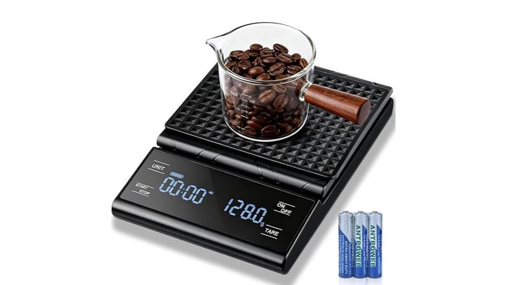 precision coffee scale timer
