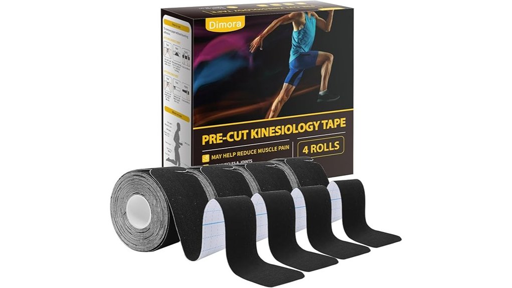 precut kinesiology tape strips