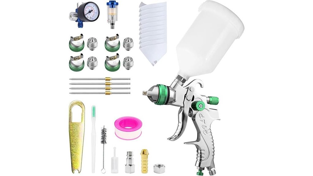 premium hvlp gravity feed spraygun