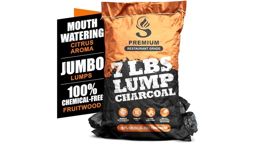 premium jumbo lump charcoal