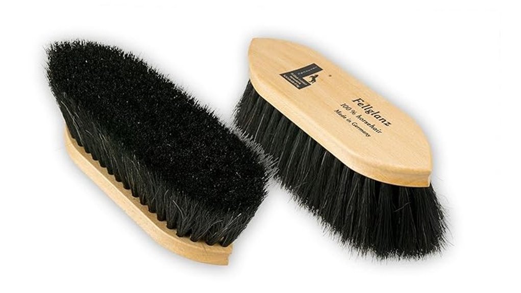 premium natural bristle horse brush