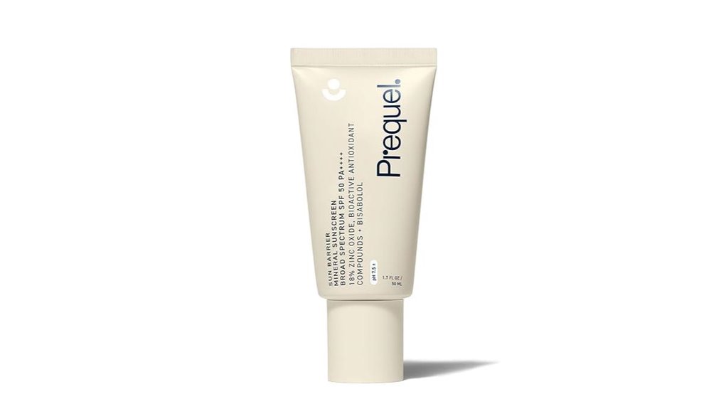 prequel skin mineral sunscreen spf50