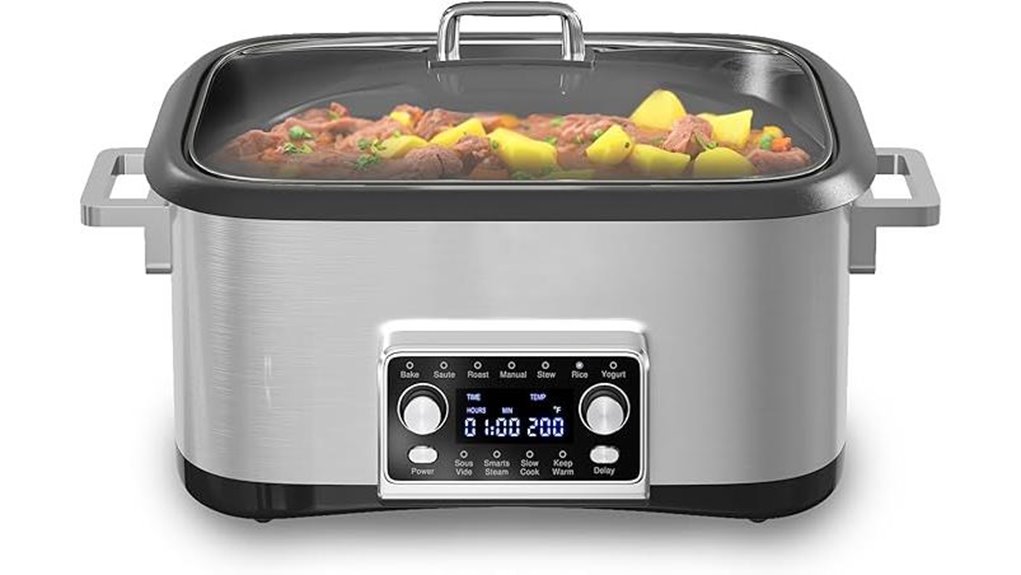 programmable 8 quart 12 in 1 slow cooker