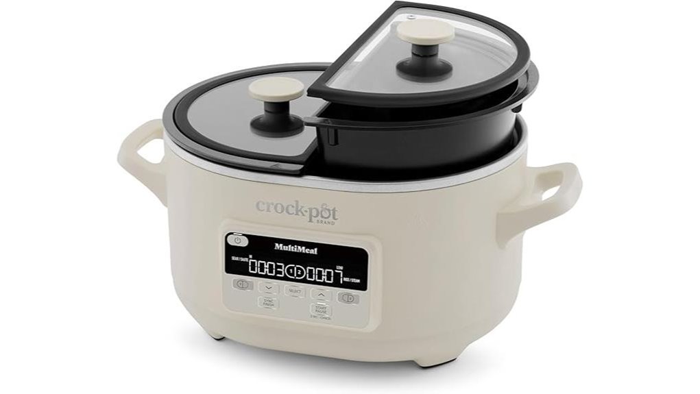 programmable crock pot multimeal cooker