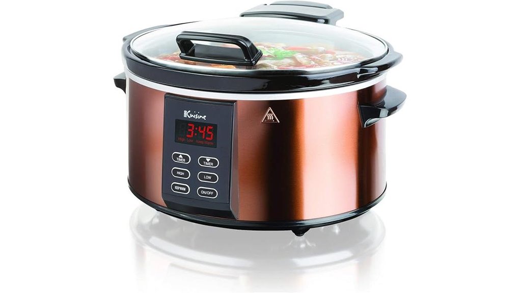 programmable six quart slow cooker