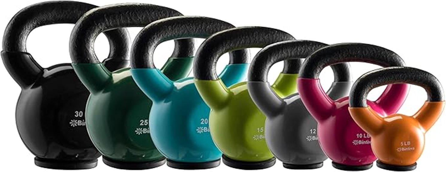protective bottom cast iron kettlebell
