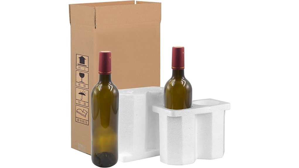 protective foam wine shipping box