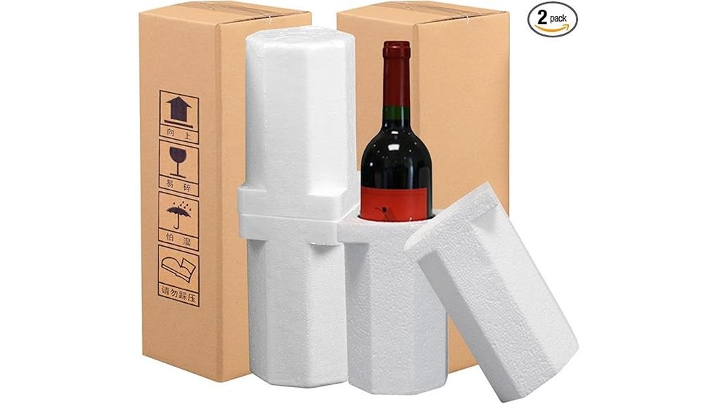 protective foam wine shipping sets