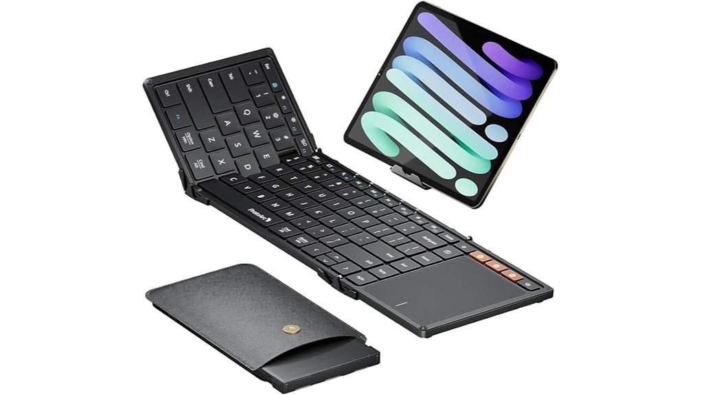 protoarc foldable bluetooth keyboard touchpad
