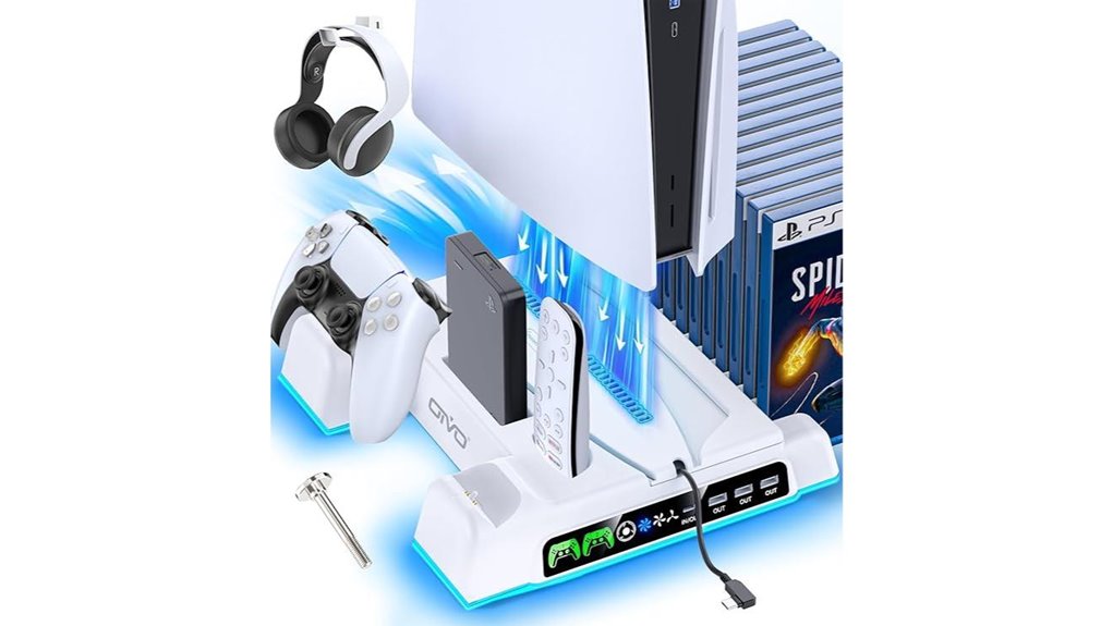 ps5 slim pro cooling stand