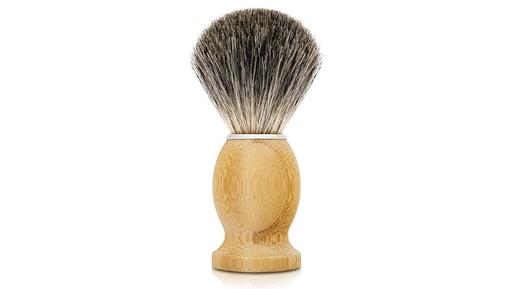 pure badger bamboo shaving brush
