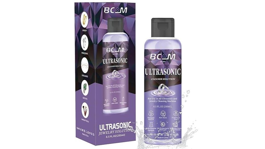 purple 8 5oz ultrasonic jewelry cleaner