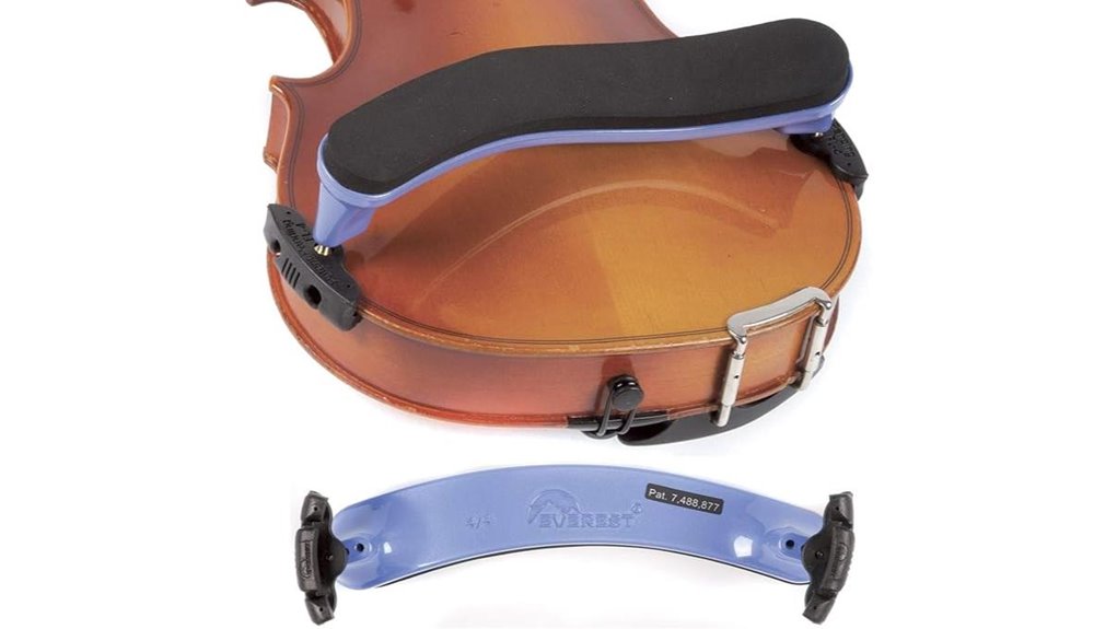purple adjustable violin shoulder rest