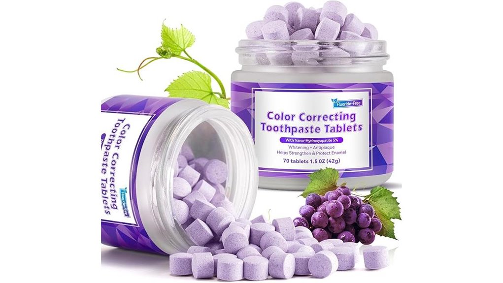 purple nano hydroxyapatite toothpaste tablets