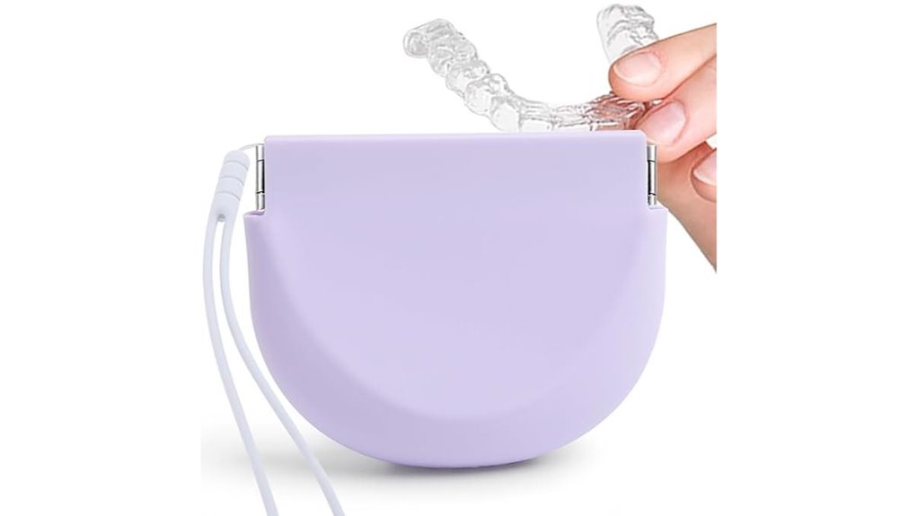 purple silicone retainer case