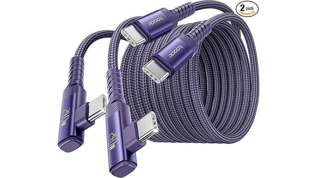 purple usb c 240w cable pack