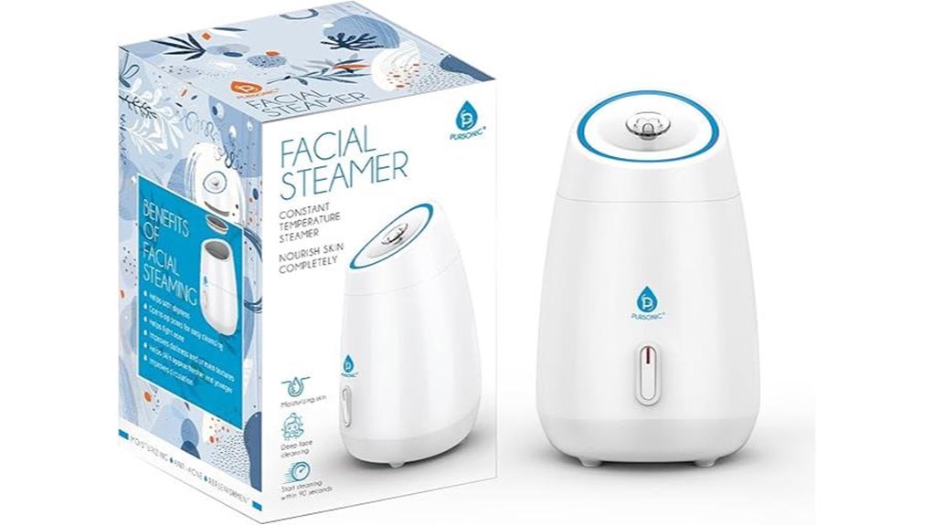 pursonic white facial steamer