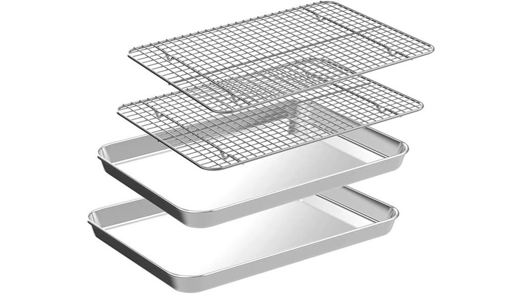 quarter sheet pan and rack