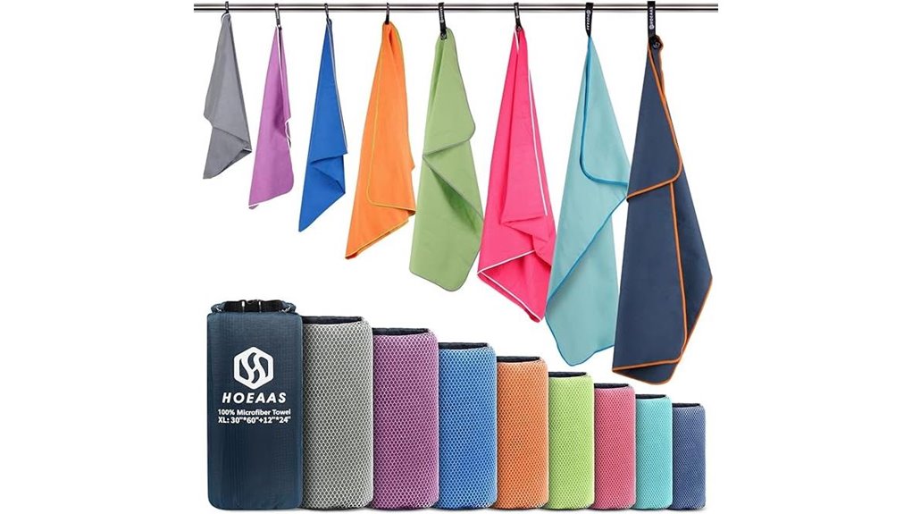 quick dry microfiber camping towels