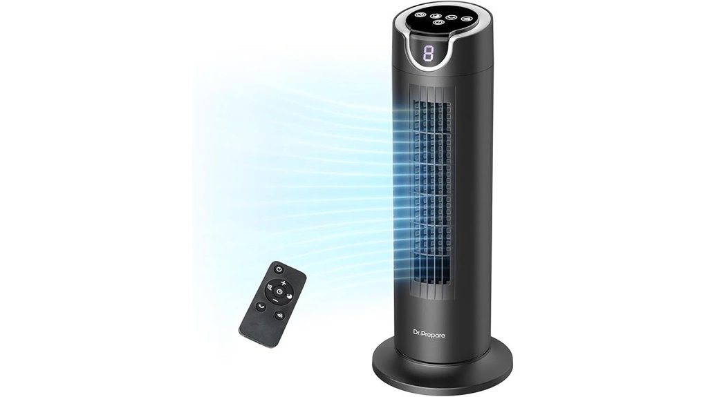 quiet 16 inch bladeless tower fan