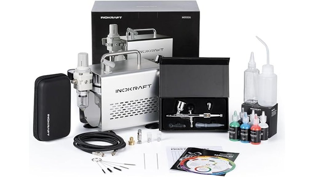 quiet compressor airbrush kit