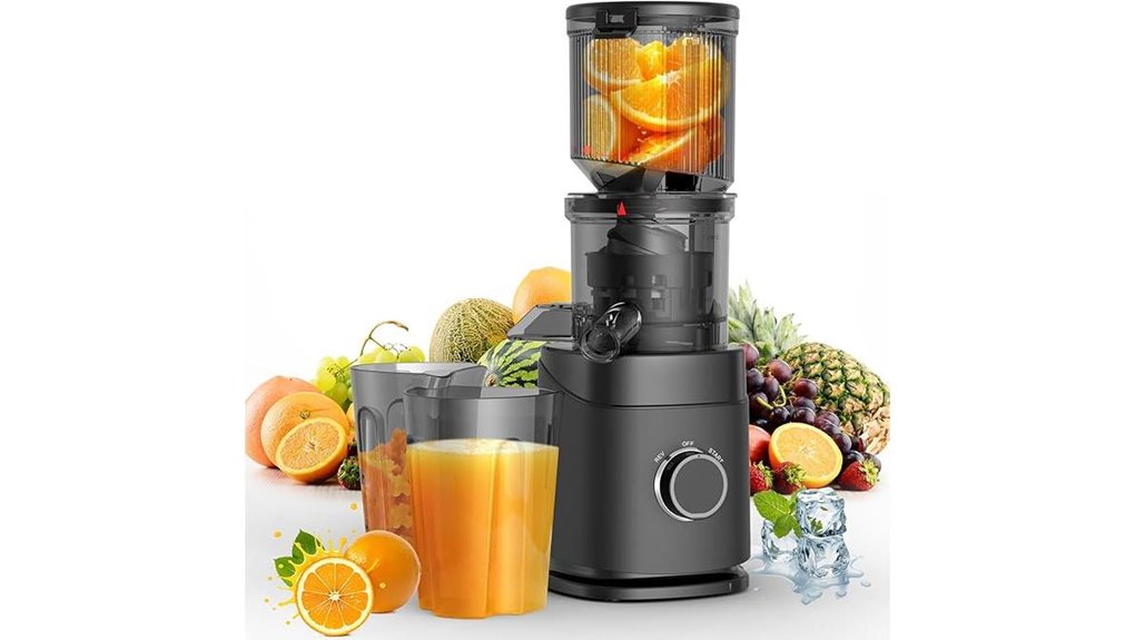 quiet high yield black juicer