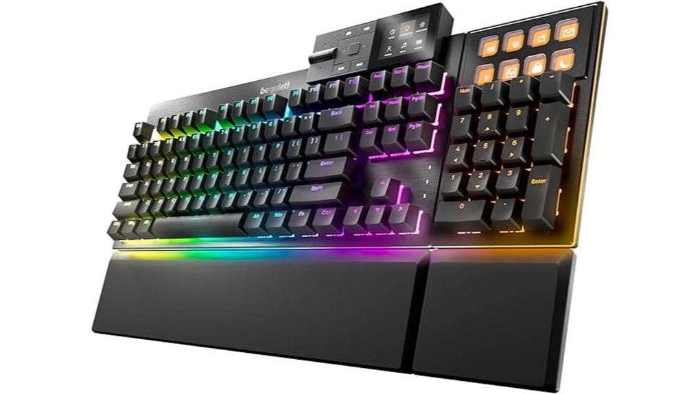 quiet hot swappable mechanical keyboard
