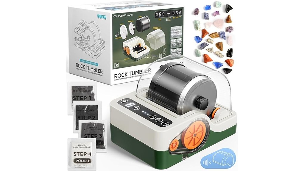 quiet stem rock tumbling kit