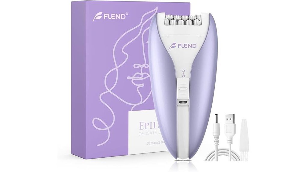 quiet two speed facial body epilator