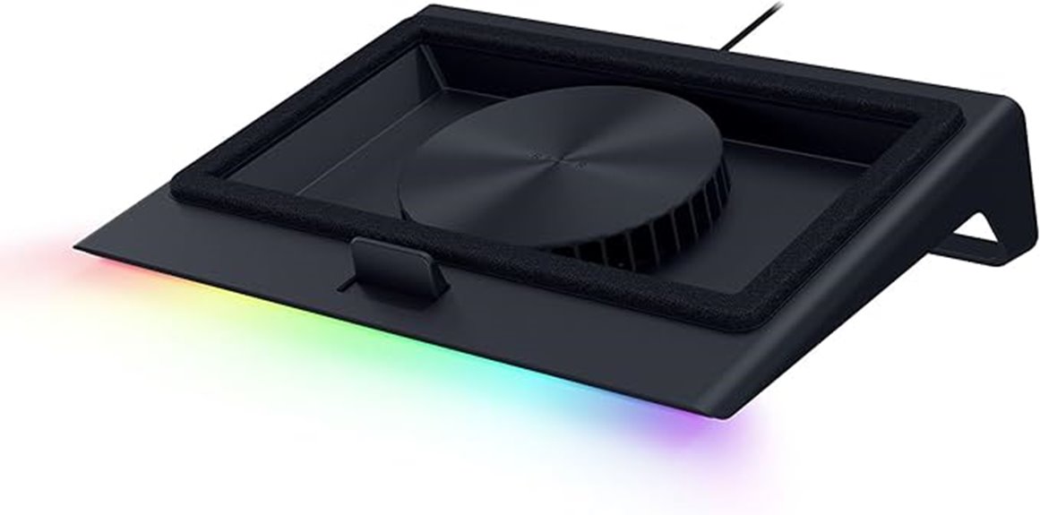 razer rgb adaptive cooling pad
