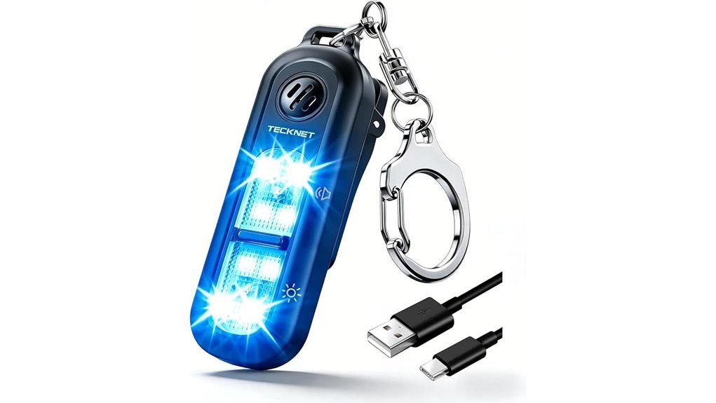 rechargeable 135db personal alarm