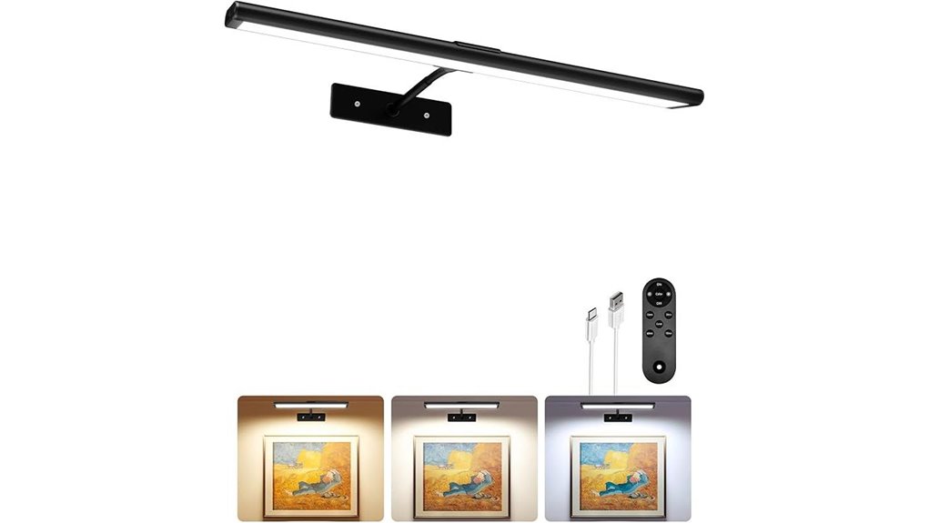 rechargeable 16 magnetic led picture light