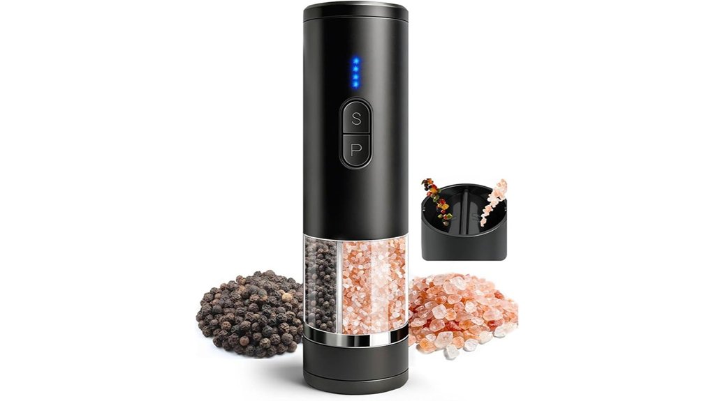 rechargeable 2 in 1 grinder