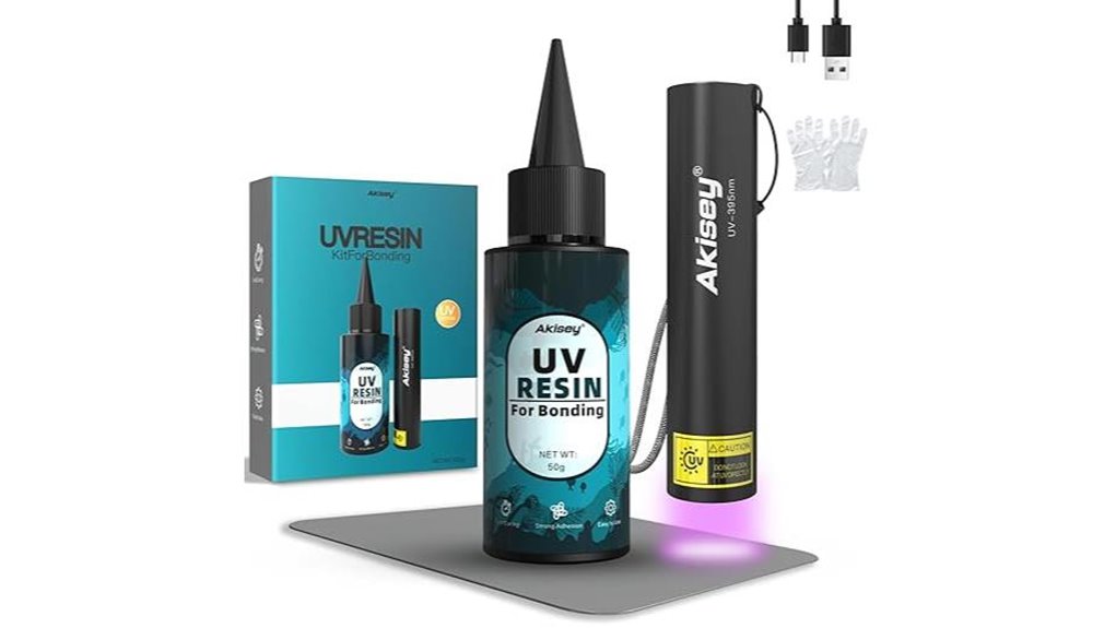 rechargeable 395nm uv resin kit
