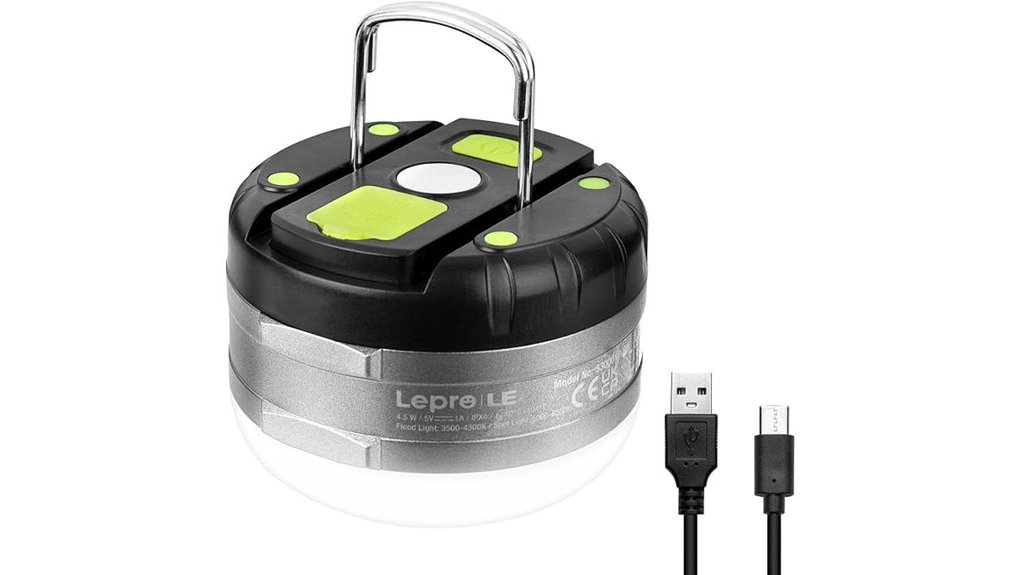 rechargeable 410lm camping lantern