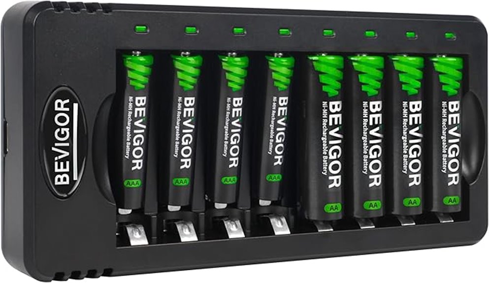 rechargeable aa and aaa batteries