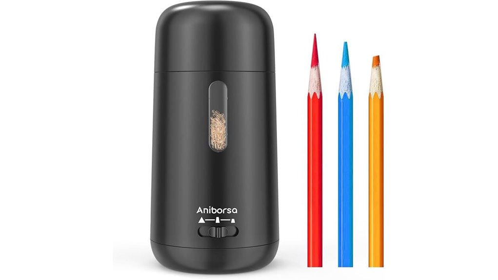 rechargeable automatic electric pencil sharpener