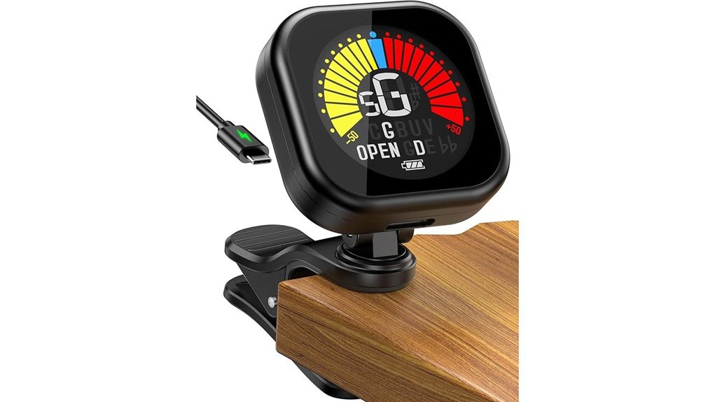 rechargeable clip on color tuner