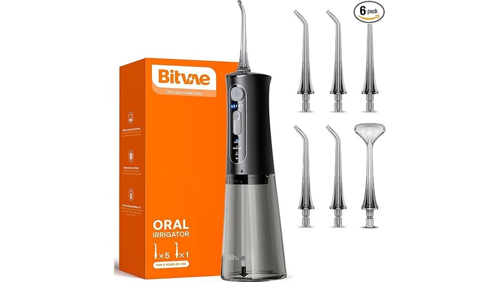 rechargeable cordless water dental flosser