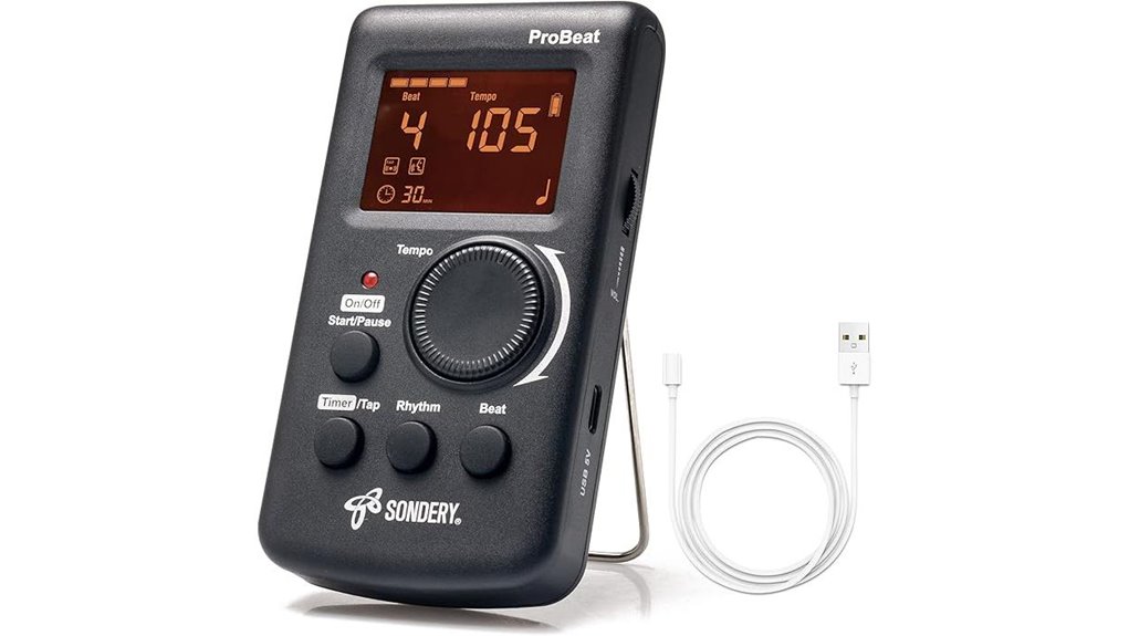 rechargeable digital metronome timer