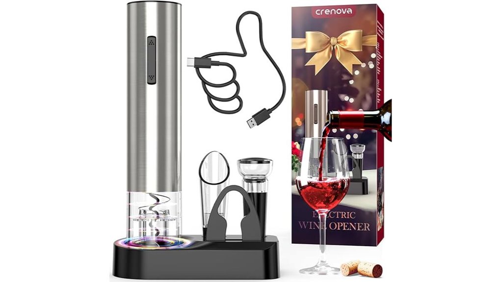 rechargeable electric wine opener