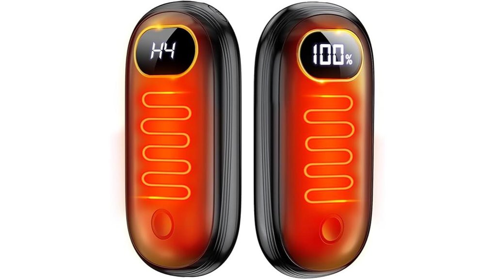 rechargeable led display handwarmers