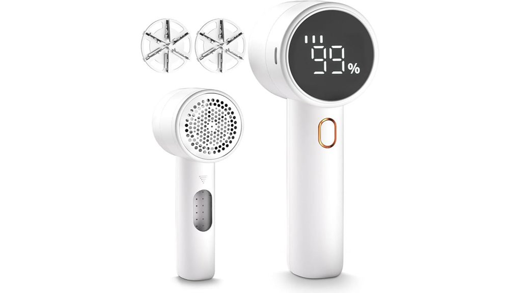 rechargeable led fabric lint remover