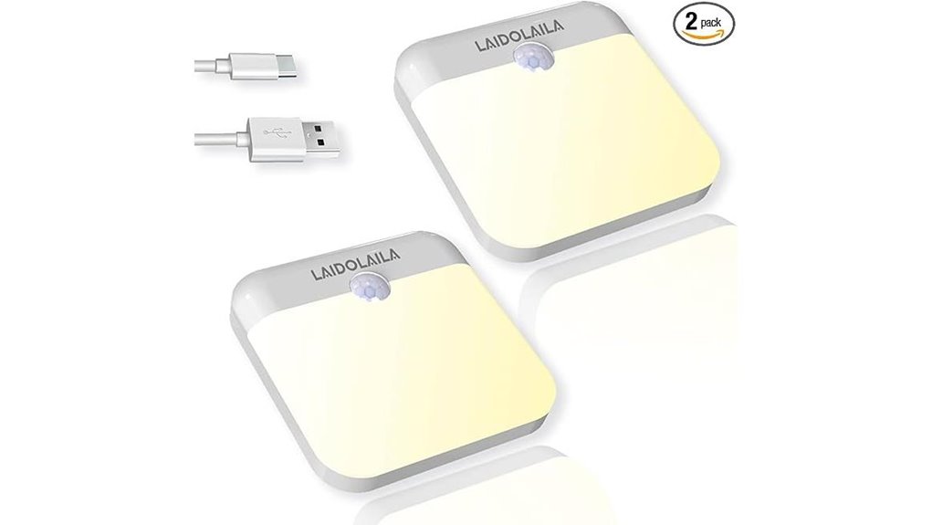 rechargeable magnetic motion nightlight pack