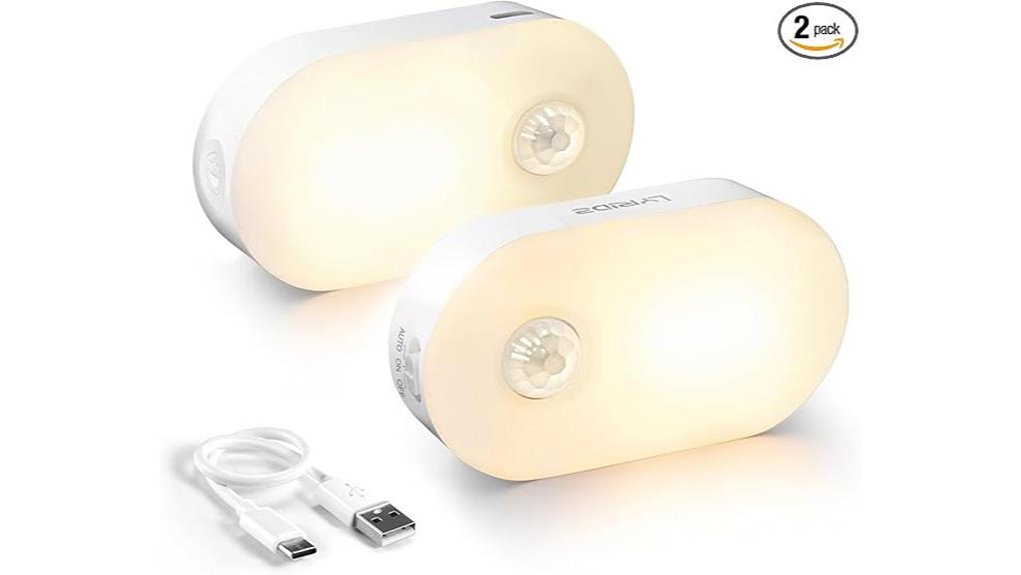 rechargeable motion sensor nightlight