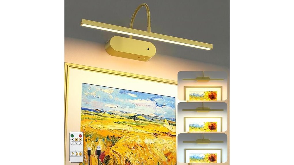 rechargeable remote wall picture light