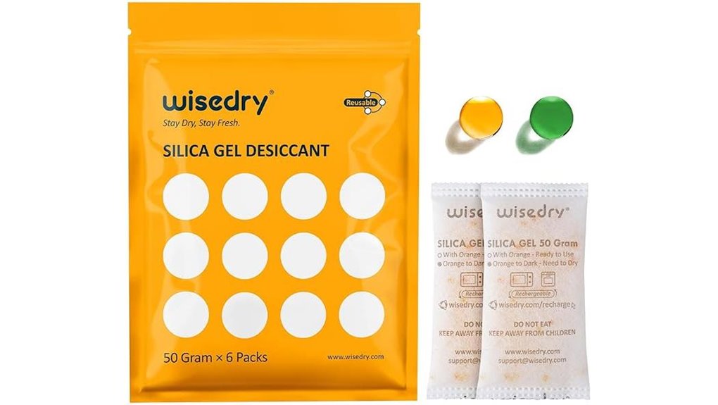 rechargeable silica gel desiccants pack